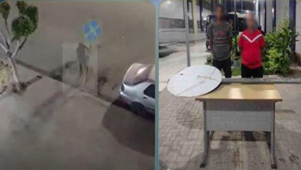 ضبط شخص بتهمة سرقة لوحة إرشادية وبيعها في العجوزة