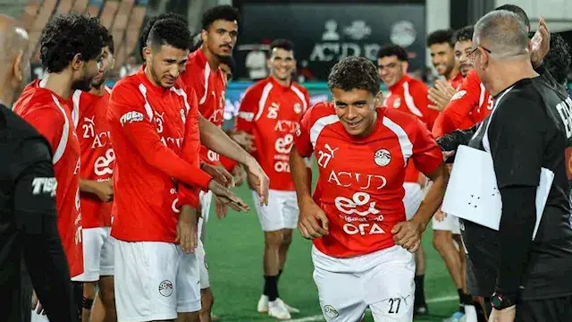 منتخب مصر يفحص لاشين وياسر إبر...