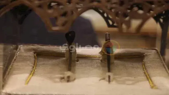 صور| مكحلة النبي ﷺ   في مسجد ا...