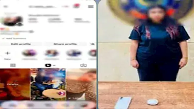 ضبط صانعة محتوى تنشر مقاطع فيد...