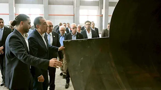 مدبولي يفتتح مصنع "جو ستيل" با...