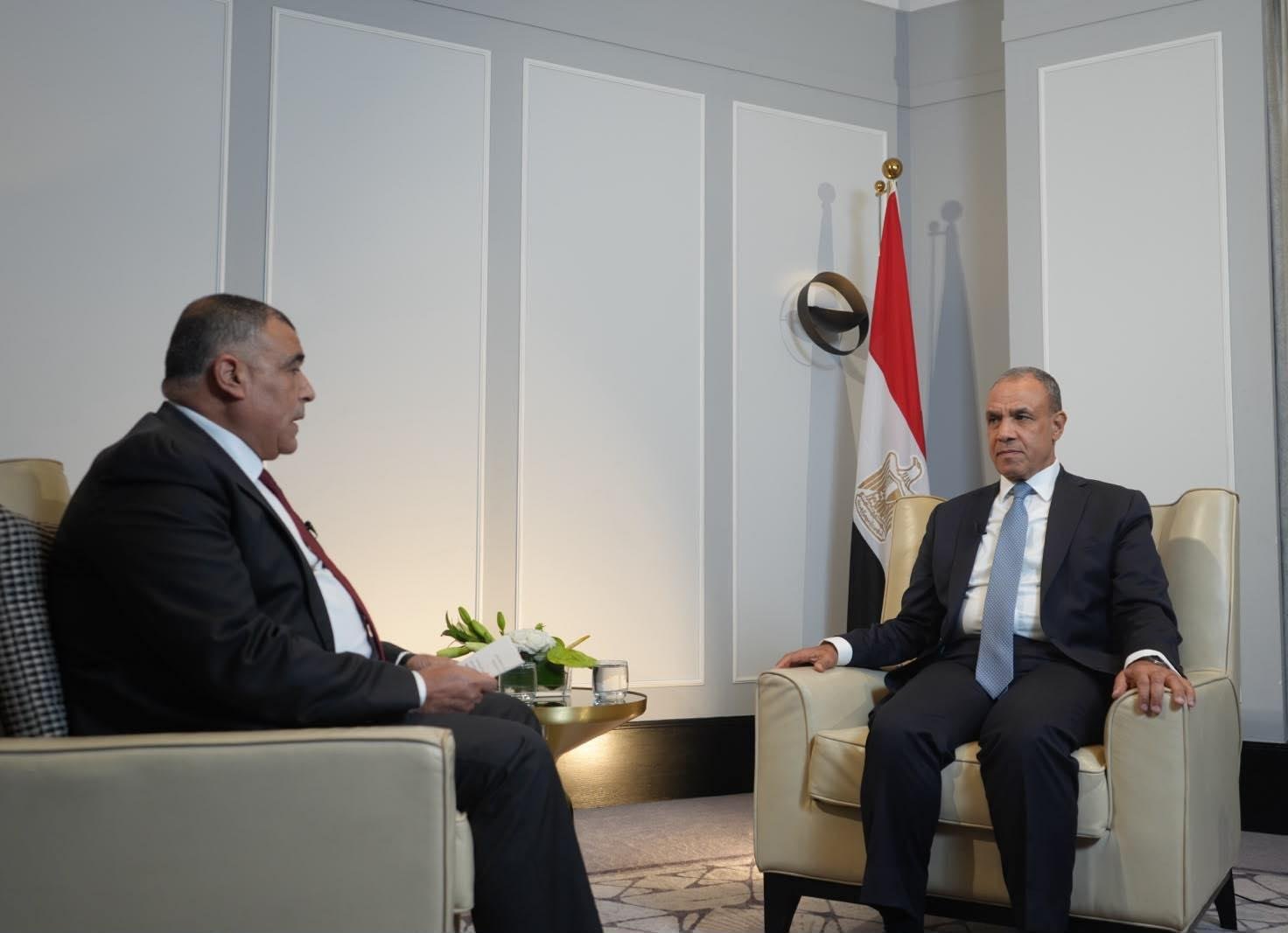 وزير الخارجية يجري لقاء إعلامي...