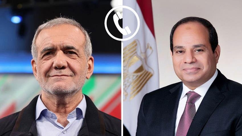 السيسي يؤكد للرئيس الإيراني دع...