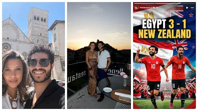 مينا مسعود يشارك جمهوره الاحتف...