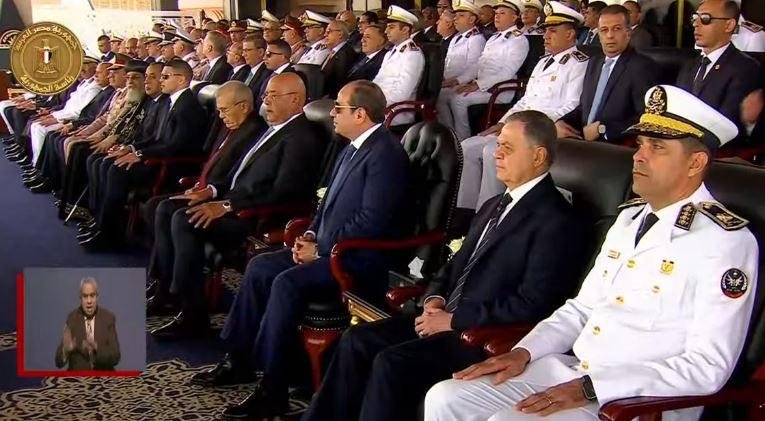 الرئيس السيسي يصل إلى مقر أكاديمية الشرطة للاحتفال بتخرج دفعة جديدة من طلبة الأكاديمية