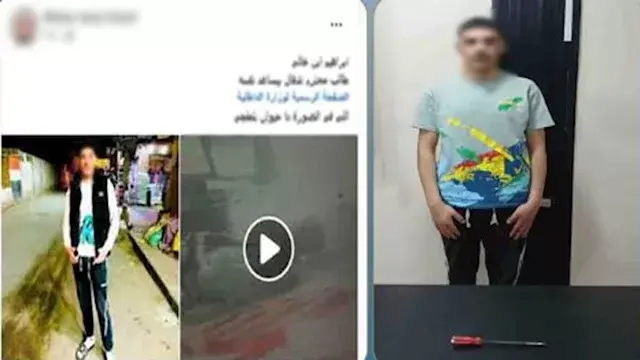 عامل مطعم يمزق رأس زميله بـ "مفك" بسبب مزاح ثقيل بقويسنا
