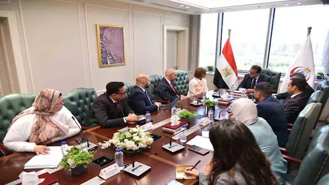 وزير الصحة يبحث مع إحدى الشركا...