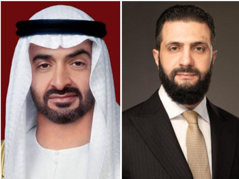 الرئيس الإماراتي يبحث مع نظيره...