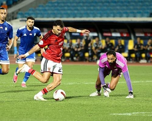 زيزو رجل مباراة الأهلي وأبو قير للأسمدة