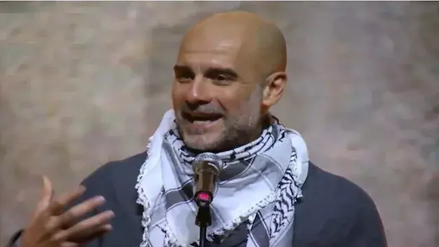 جوارديولا: فلسطين قضيتنا.. ولا...