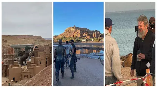بالصور- كواليس تصوير فيلم "The...