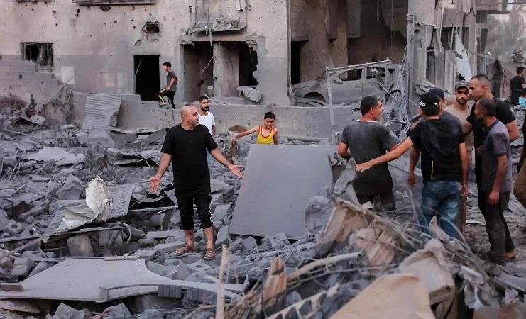 الاحتلال يقصف خيمة في خان يونس...