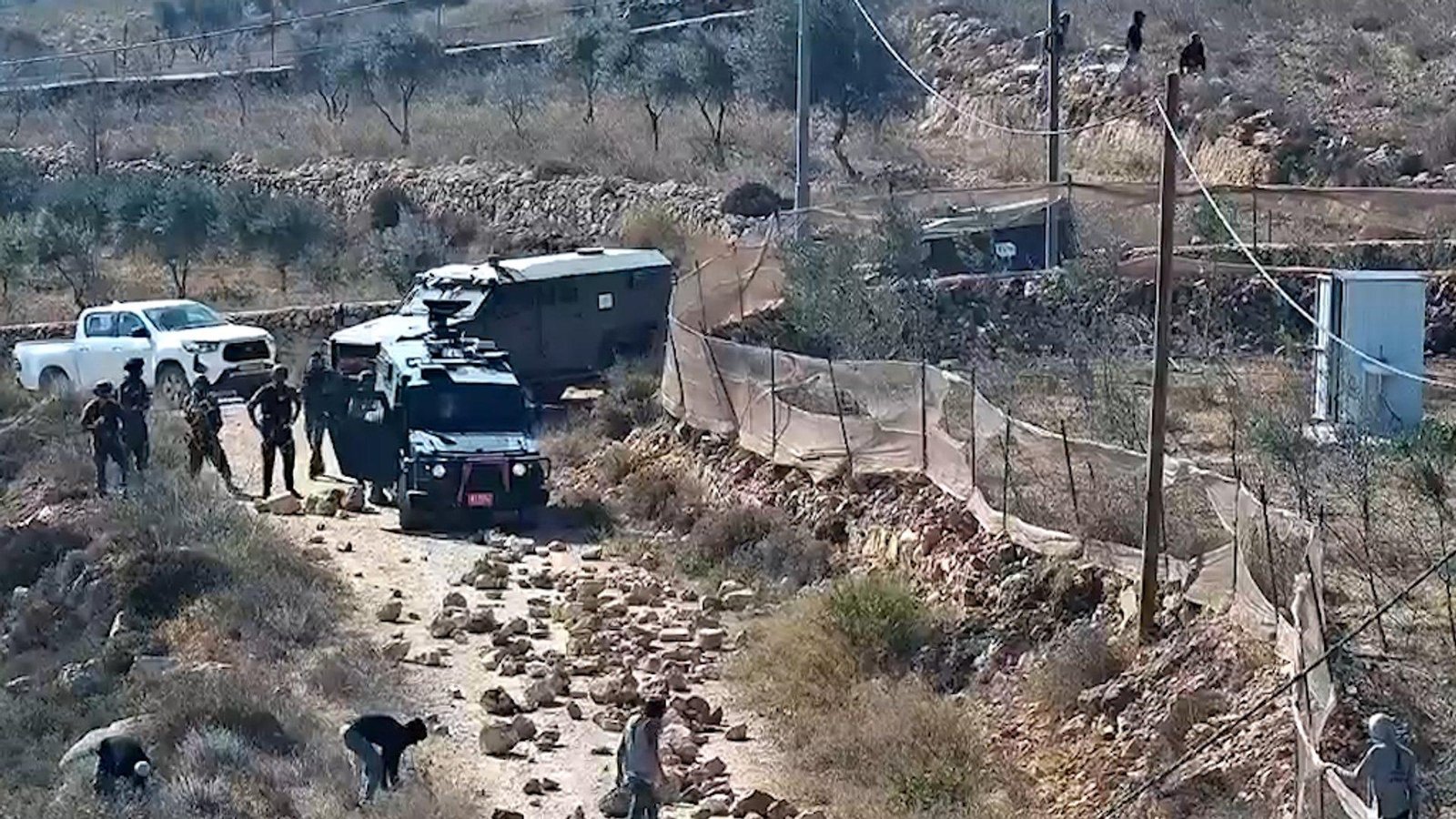 Three Palestinian families bes...