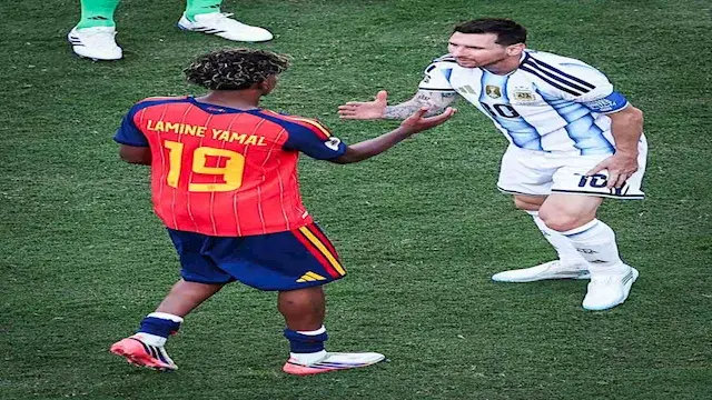 لامين يامال يواسي ميسي بعد تتو...