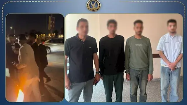 الداخلية تكشف تفاصيل التعدي على صاحب فيديو زفة وصلة دهشور وضبط المتهمين