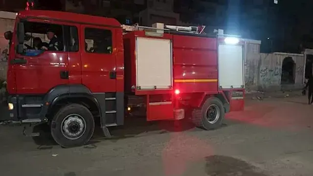 السيطرة على حريق داخل مخزن أثا...