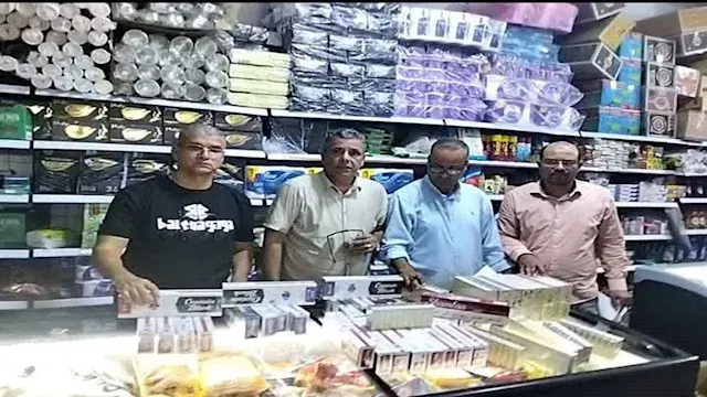 ضبط 1080 علبة سجائر مهربة وتحر...