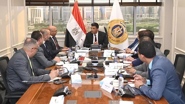 وزير الصناعة يبحث مع ABB مصر ت...