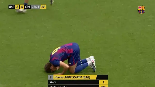بالفيديو والصور.. حمزة عبد الكريم يقود برشلونة لنصف نهائي كأس الأبطال