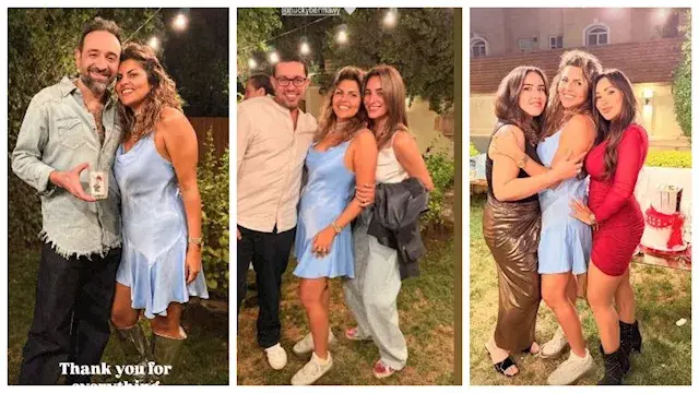 20 صورة- عمرو سلامة يحتفل بعيد ميلاد زوجته بحضور عبد العاطي والأصدقاء