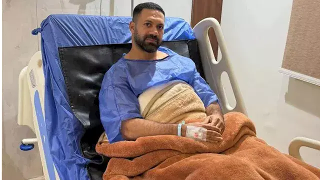 إصابة حسني عبدربه أثناء الذبح...