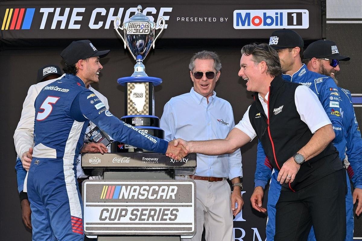 Kyle Larson's winless drought was a bigger deal to you than him