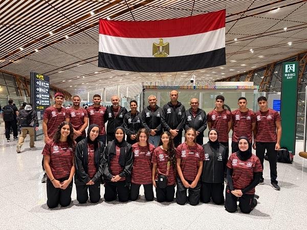 بعثة منتخب مصر للتجديف الشاطئي...