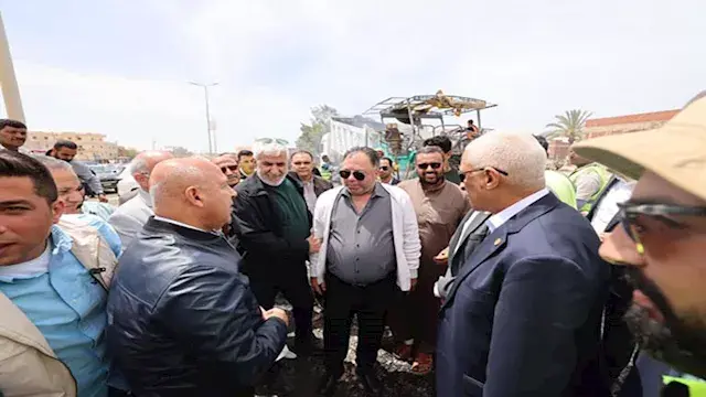 20 صورة.. كامل الوزير يتفقد تط...