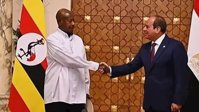 السيسي ونظيره الأوغندي يبحثان تطورات فلسطين والسودان وليبيا ومياه النيل