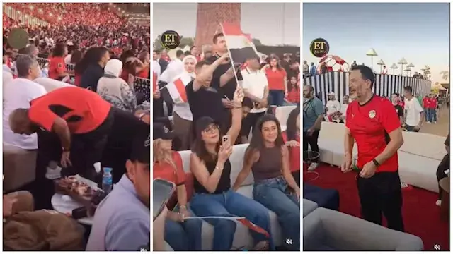 أحمد سعد يُصلي وأنغام ترفع الع...