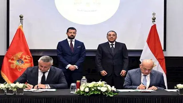 مصر والجبل الأسود توقعان مذكرة...