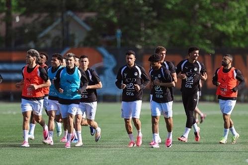 منتخب مصر يواصل استعداداته في...