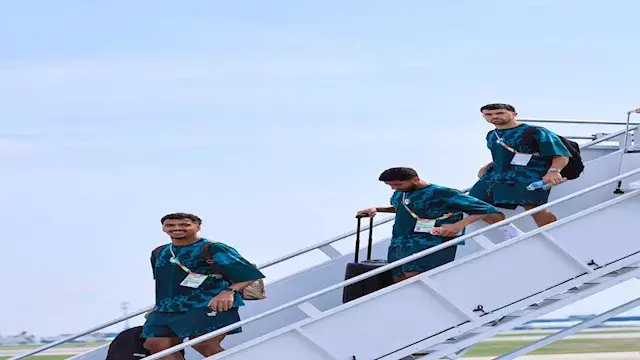 بعثة منتخب مصر تصل مدينة أتالا...