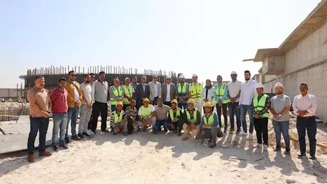 محافظ المنيا يفتتح محطة معالجة الصرف الصحي بالشيخ فضل