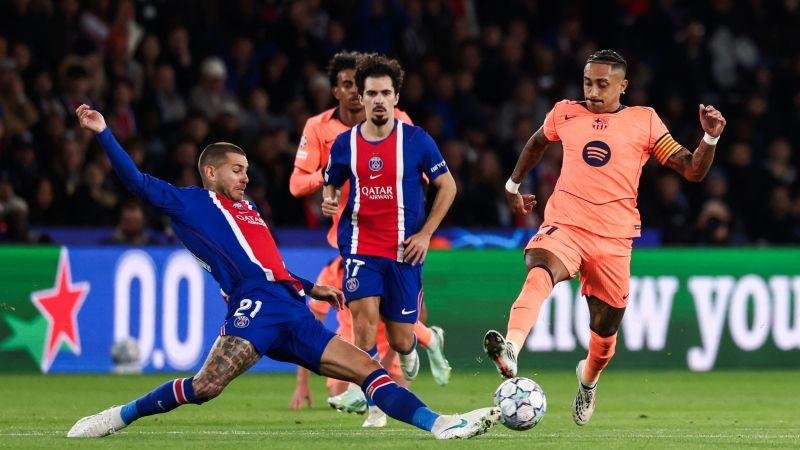 باريس يلحق الهزيمة ببرشلونة.. نظرة على نتائج 9 مباريات في دوري أبطال أوروبا