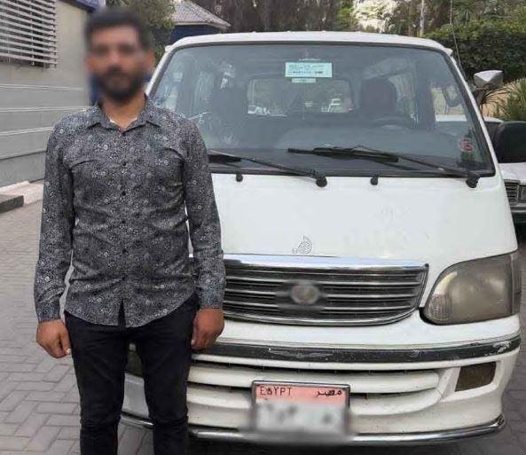 ضبط قائد ميكروباص تعدى بالضرب...