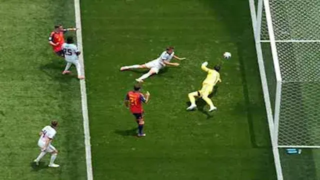 لحظة بلحظة.. إسبانيا 2 -1 بلجي...
