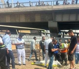 قطار يدهس سيدة على مزلقان الحبشي بالمنيا