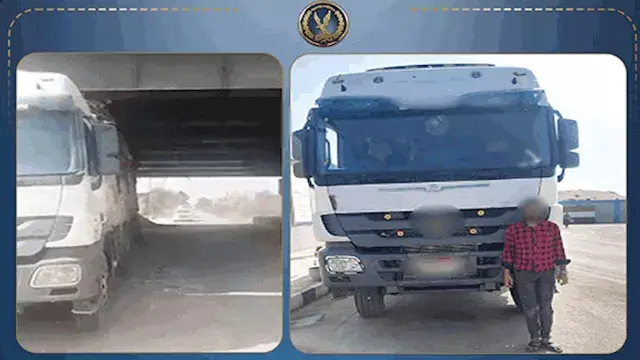 "مش عارف يعدي".. ضبط سائق نقل...