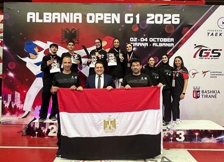 منتخب مصر يحصد 5 ميداليات ويحت...
