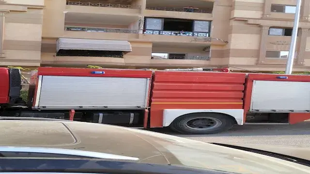 النيران تلتهم شقة سكنية بأكتوب...
