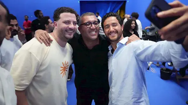 فركش تصوير فيلم "باسط للعضلات"...