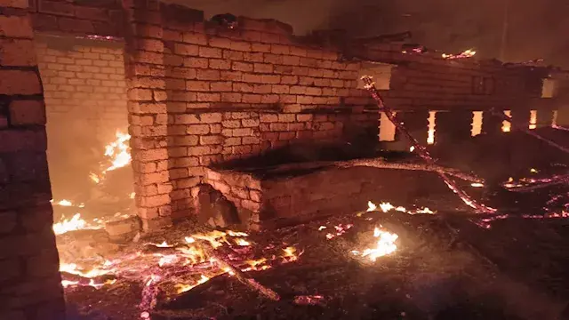 نفوق 6 رؤوس ماشية في حريق داخل حظيرتين ببني سويف