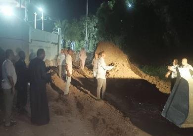 إزالة حالة تعدٍّ على أرض زراعية في منشأة العماري بالأقصر