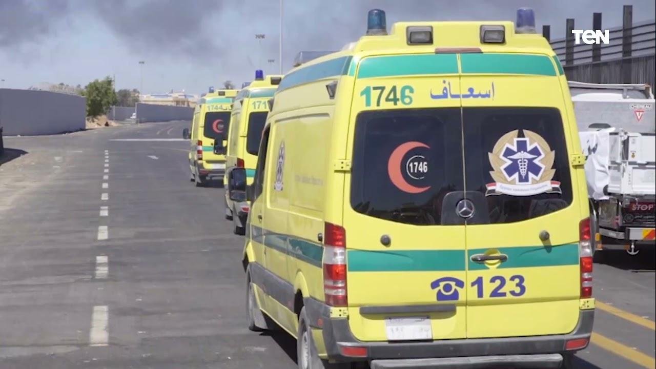 مصرع أم و3 من أبنائها وإصابة 4 آخرين في حادث تصادم بالبحيرة