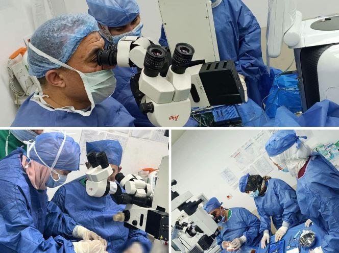 الرعاية الصحية: نجاح إجراء 5 عمليات جديدة ومتقدمة لزراعة قرنية العين بمجمع الإسماعيلية الطبي