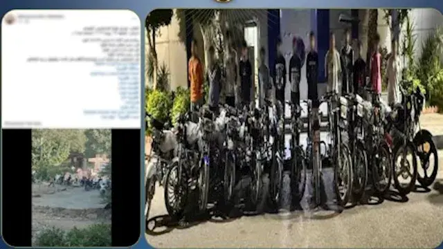 ضبط 13 دراجة نارية نفذت استعرا...