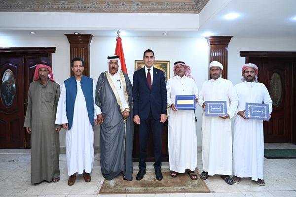 وزير الرياضة يكرم الفائزين بمه...