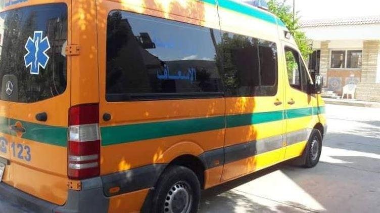 إصابة 7 سيدات فى حادث انقلاب ت...
