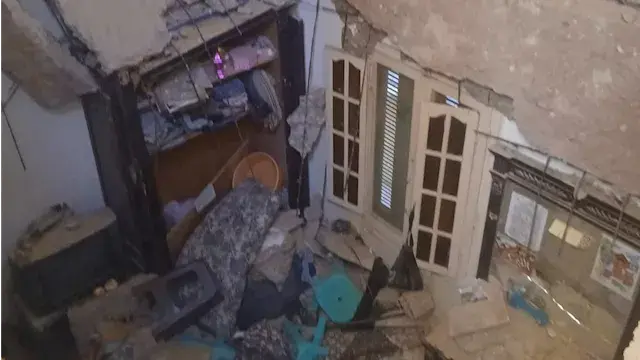 بالأسماء.. الحالة الصحية للمصابين في انهيار جزئي لعقار بالإسكندرية (صور)